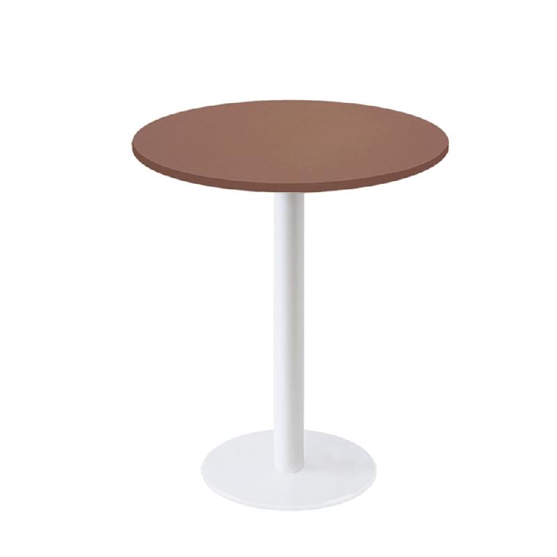 RestooTab - Table Rome blanc Ø70cm rosso jaipur fenix - rouge Bois manufacturé TB-ROM1-R70M-ROSS.J_0