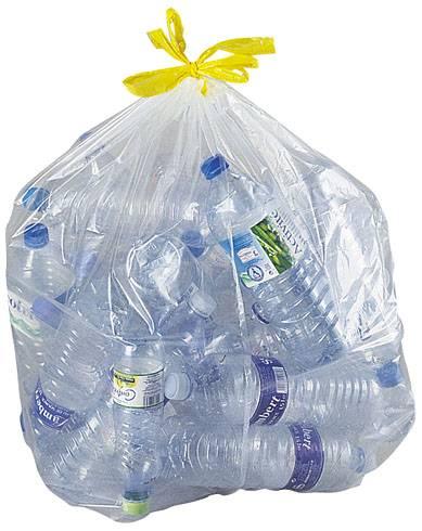 SAC POUBELLE 100 LITRES À LIENS COULISSANTS TRANSPARENT - 100 SACS