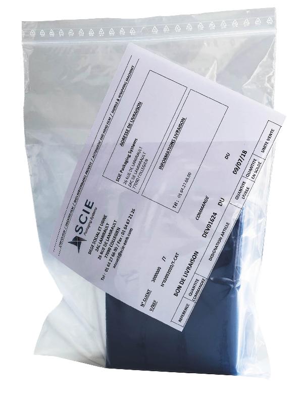 Sachet Scigrip kangourou à fermeture zip 50μ neutre - 580023 – 160 x 220 + 160 x 190 mm_0