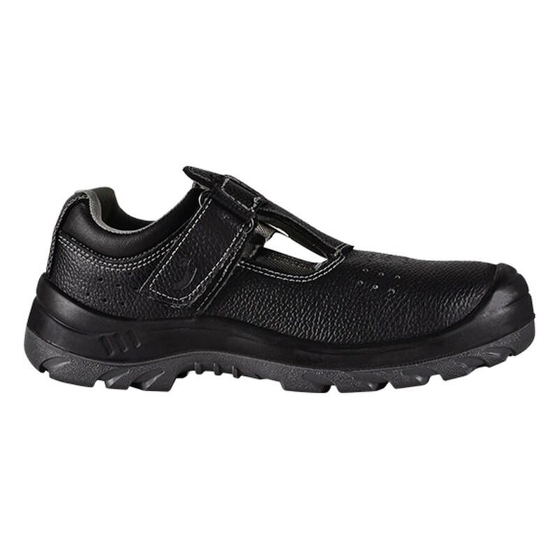 Safety Jogger - Sandales de sécurité en cuir respirantes avec fermeture velcro BESTSUN noir S1P SR FO http://carbonn.Fr/img/co/1276.Jpg Taille 44 -_0
