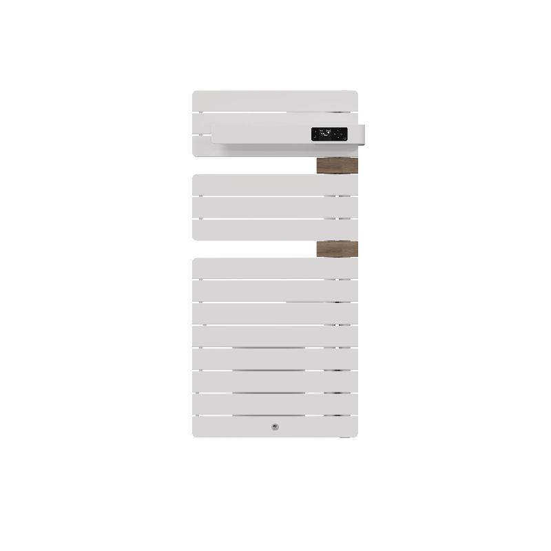 Sèche-serviettes connecté Allure 4 1500W Blanc mat/Chêne Mat à droite - Thermor - 483311_0