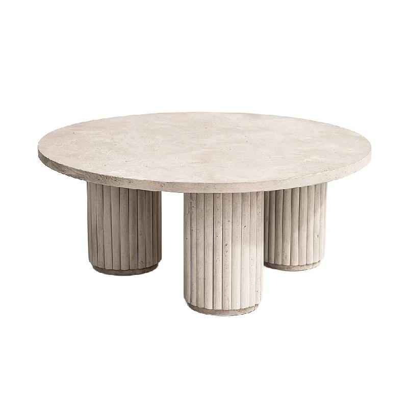 STELLAMEUBLES Table basse GIZEH en Travertin - 3667335251094_0