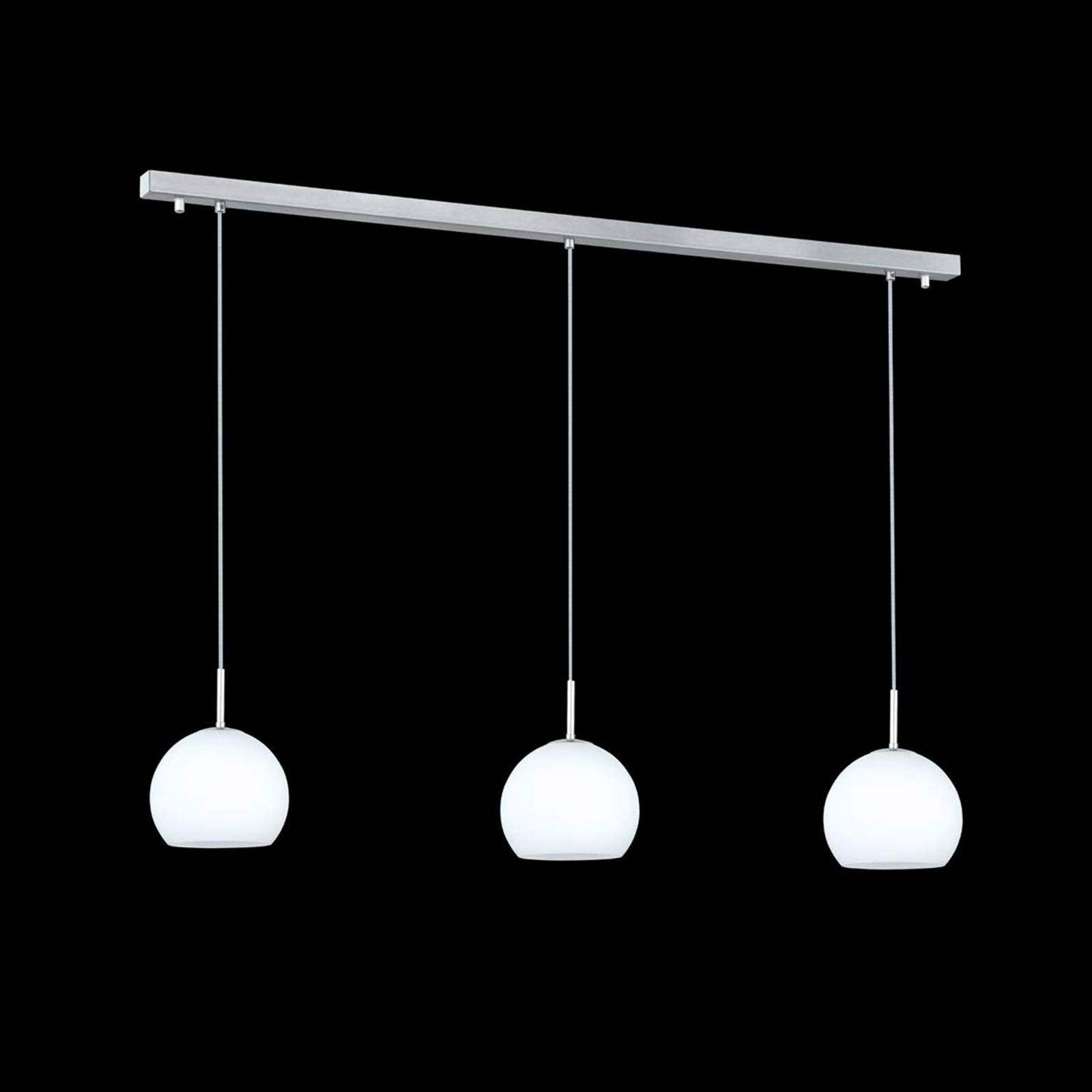HUFNAGEL SUSPENSION BOLERO À 3 LAMPES, LINÉAIRE