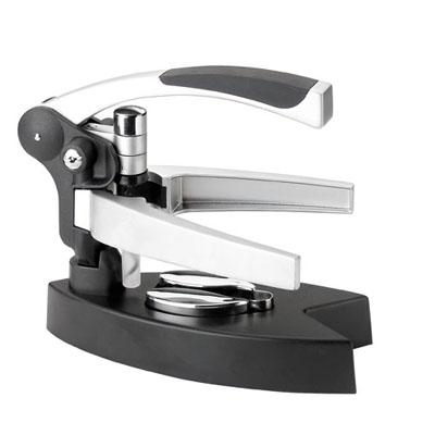 TIRE-BOUCHON LUXE INOX ET NOIR + COUPE CAPSULE - LACOR - TIRE-BOUCHON