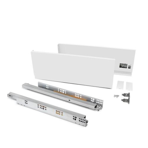 TIROIR EXTÉRIEUR VERTEX 60 KG -HAUTEUR 131 MM -ACIER -P500 -BLANC EMUCA