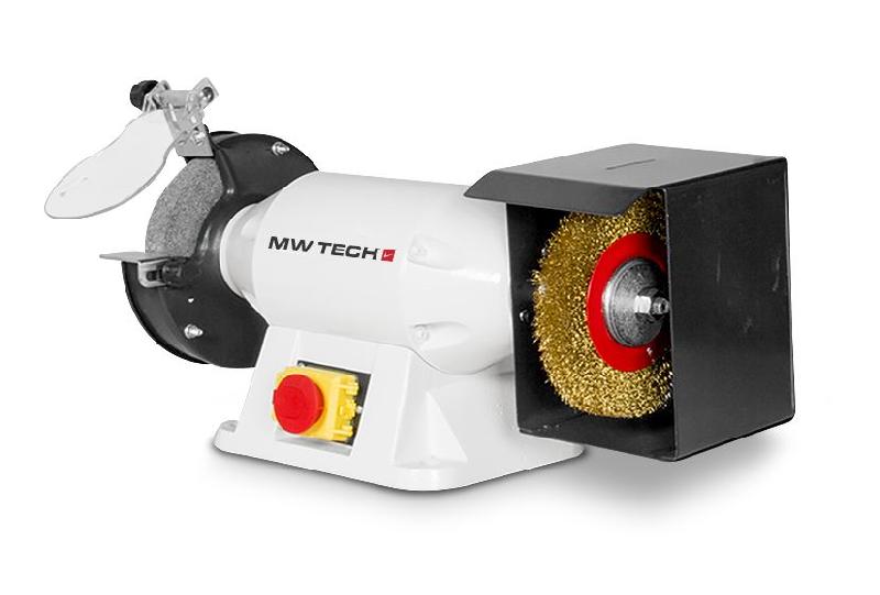 TOURET À MEULER AVEC BROSSE 230V Ø200 MW-TECH ME20W 230V