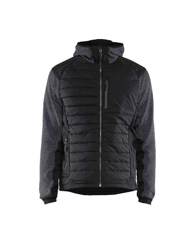 VESTE DE TRAVAIL À CAPUCHE HYBRIDE GRIS FONCÉ/NOIR T3XL - BLÅKLÄDER - 593021179899XXXL
