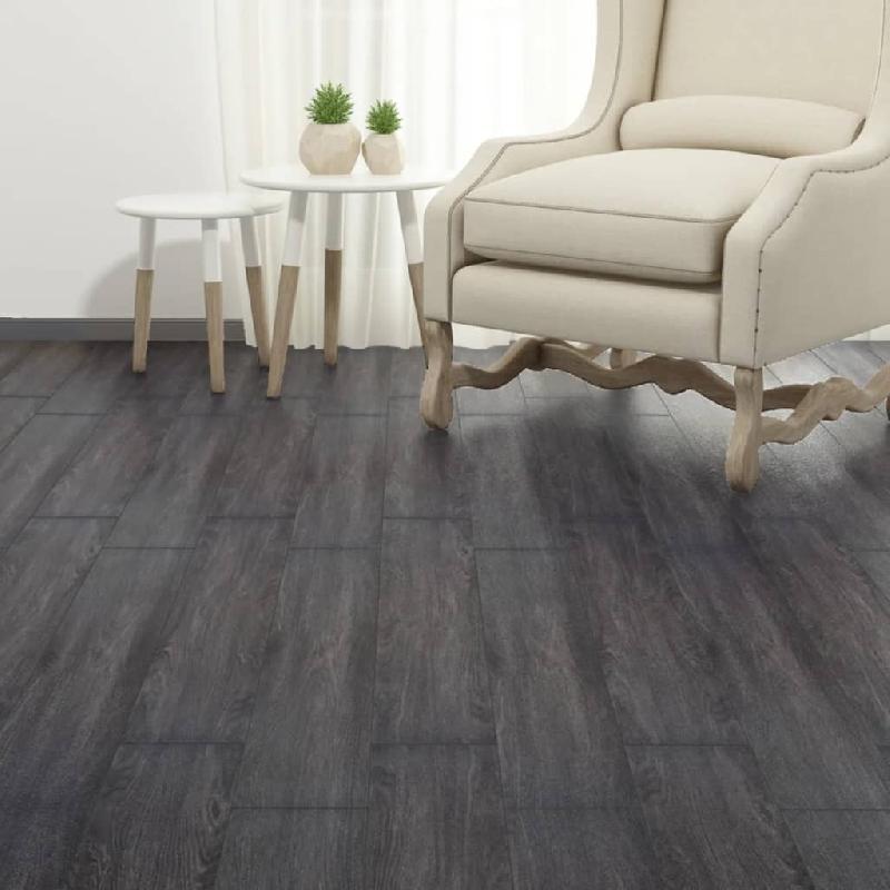 Vidaxl planches de plancher pvc autoadhésif 2,51 m² 2 mm noir et blanc 342877_0