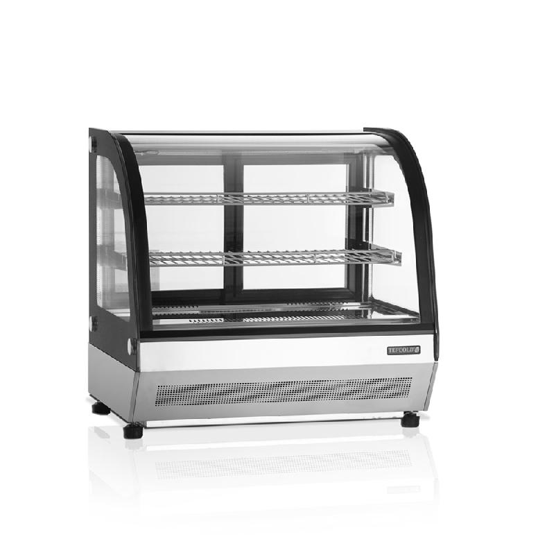 Vitrine réfrigérée incurvée - 60L | Tefcold - LCT750C/BLACK_0