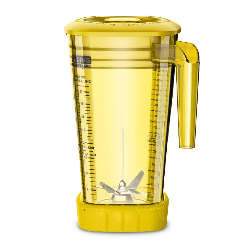 WARING Accessoire pour Blender de bar - Récipient Raptor® jaune 2 L sans BPA en copolyester CAC95I-03 - CAC95I-03_0