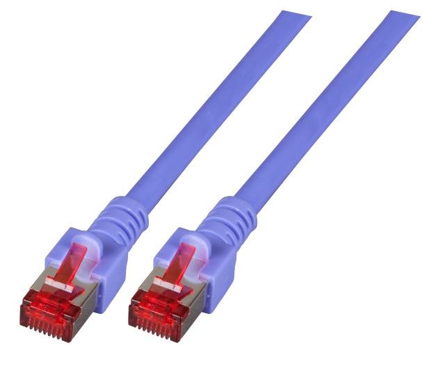 EFB Elektronik K5521.0,5 - Câble réseau RJ-45 0,5 m Cat6 S/FTP (S-STP) - Violet - Taux 5000 Mbit/s_0