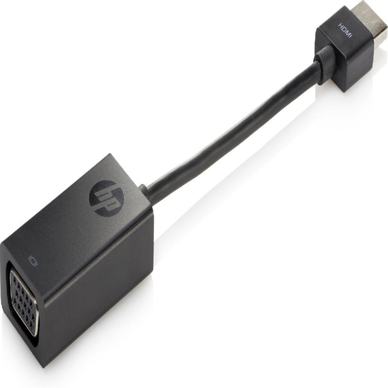 Adaptateur de câble HP HDMI-à-VGA - noir X1B84AA_0