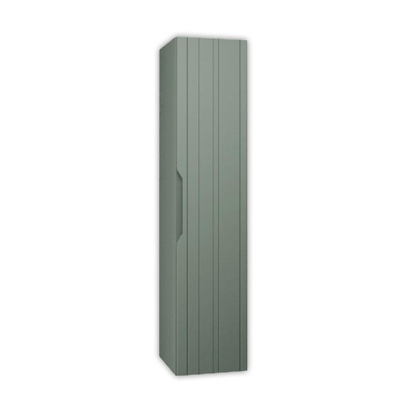 AQA Design Colonne de salle de bain en MDF SOLMIRA vert sauge L.35 P.32 H.160 MPSO491-SAL - vert Bois manufacturé MPSO491-SAL_0