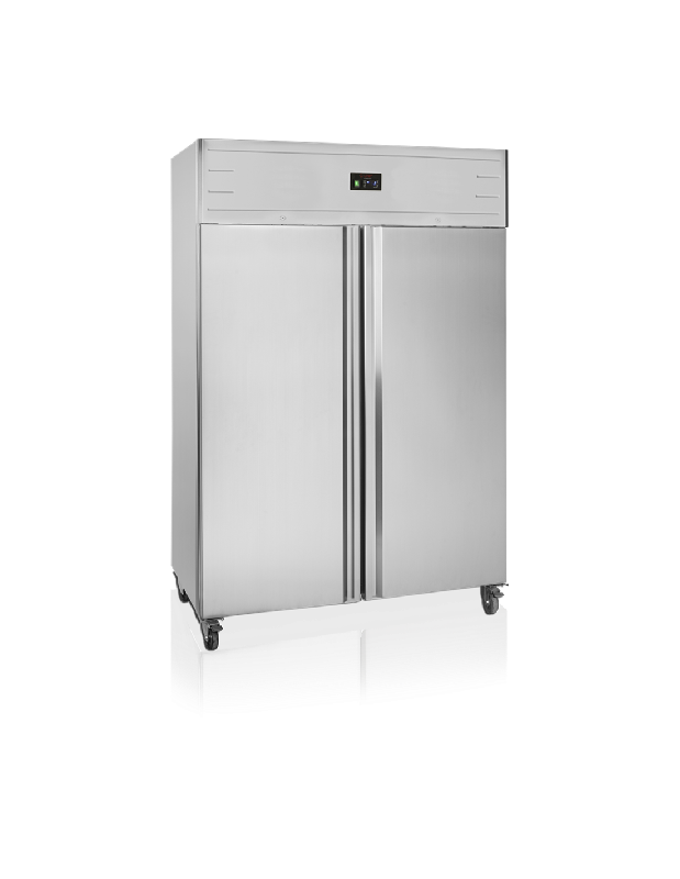Armoire réfrigérée positive 2 portes - Inox, 1056L, Classe climatique 4 - GN2/1 TEFCOLD_0