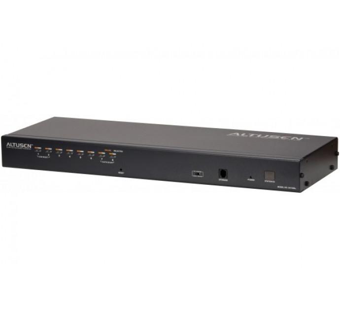 Switch KVM Aten KH1508A Altusen Cat5 VGA/PS2-USB - 8 ports RJ45 - Résolution jusqu'à 1600x1200 - Montable en rack 1U_0