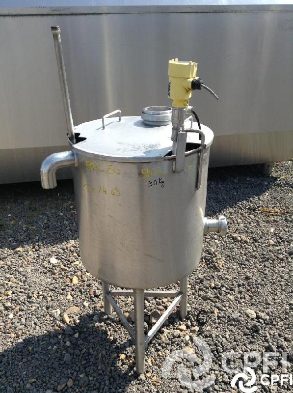 Bac de lancement avec couvercle 90 L - 1300 mm HT - 30 KG - N° ARTICLE : BNC050_0