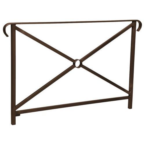 BARRIÈRE HÉRITAGE SIMPLE CROIX 1.50 DOUB CROSSE MARRON 8017 - PROCITY