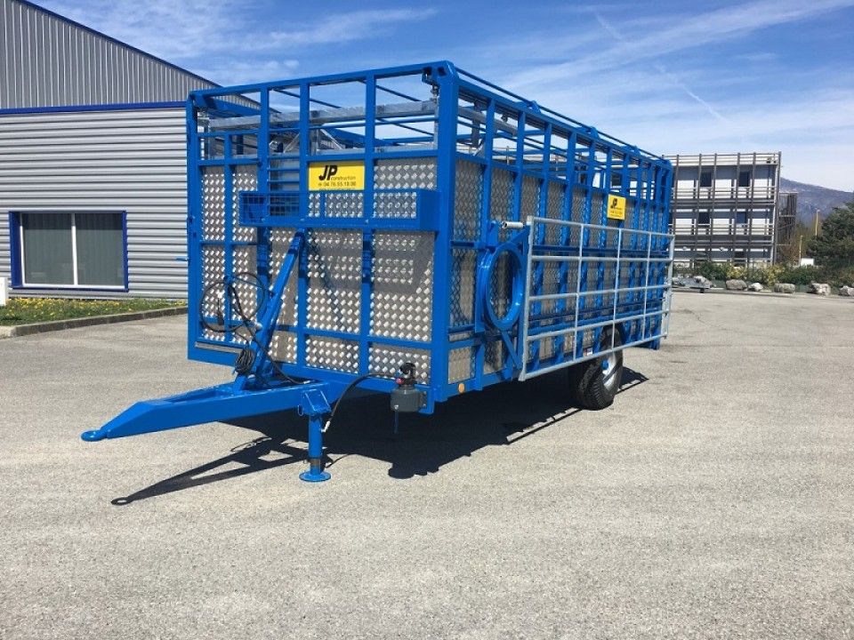 Bétaillère série spéciale en aluminium - JP Construction - Type: BET 35 à BET 65 - 1 essieu_0