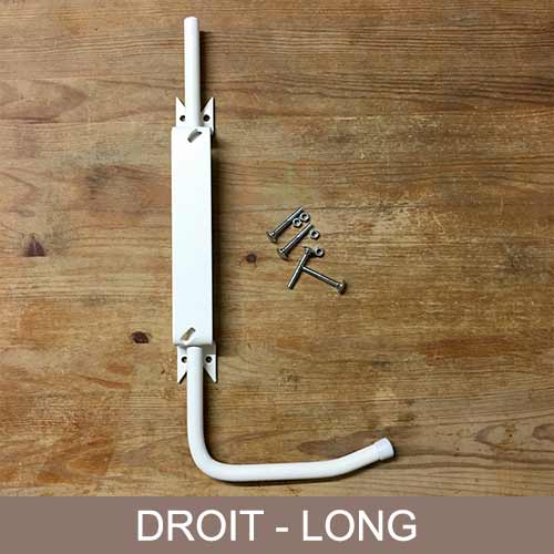 BLOQUE VOLET LONG BLANC  DROIT