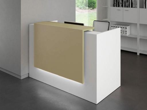 Borne d'accueil compacte Z2 - Officity - 166, Blanc, Beige R1019_0