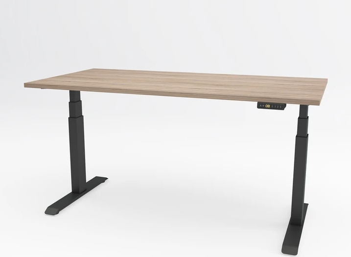 Bureau assis-debout électrique I-STAND 2 - piètement 2 moteurs réglable - hauteur variable 62,5 à 127,5 cm - charge 120 kg_0