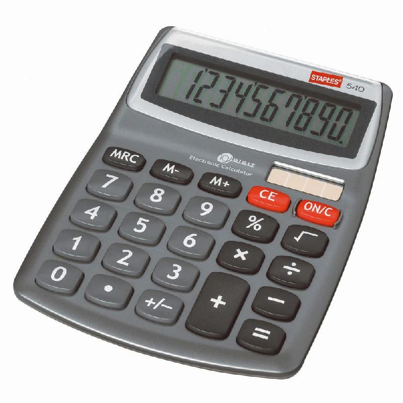 CALCULATRICE DE BUREAU 540 - 10 CHIFFRES