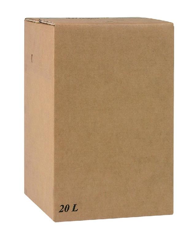 Carton décor Kraft Uni 20 Litres - Carré - Réf : CAR46CA207_0