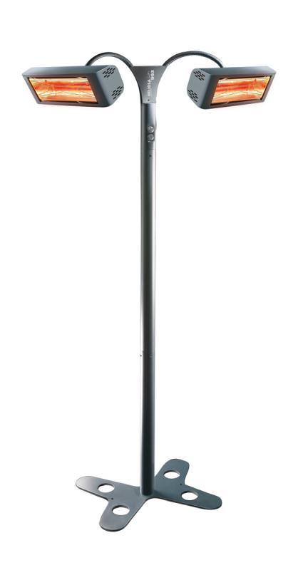 Chauffage radiant électrique en fer forgé sur pied 3000 W HELIOSA 993 - STAR PROGETTI - 103081_0