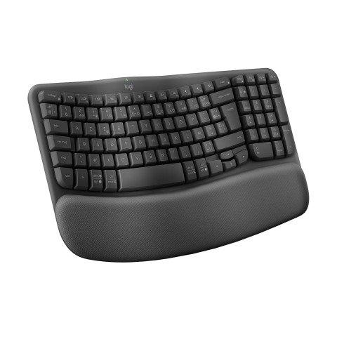 CLAVIER SANS FIL ERGONOMIQUE LOGITECH WAVE KEYS FOR BUSINESS - AZERTY