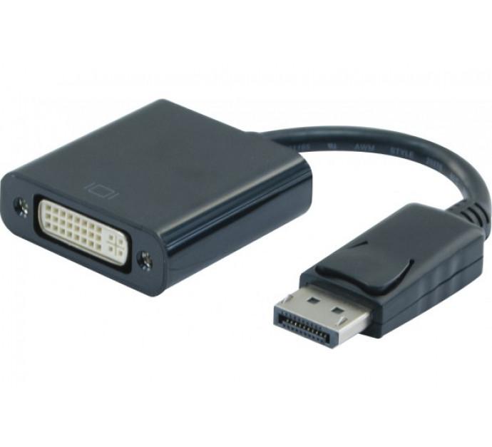 Convertisseur DisplayPort vers DVI - 20cm - Résolution jusqu'à 1920x1200/1080p - Réf 127436_0