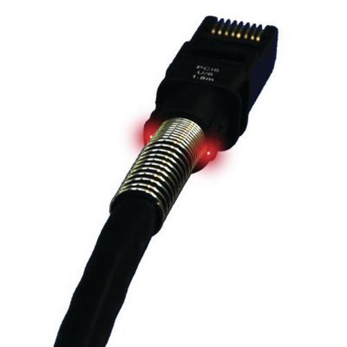 CORDON RJ45 CATÉGORIE 6A U/UTP NOIR - 49 M