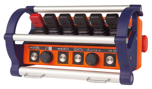 Émetteur Linus 6 - Télécommande radio industrielle avec 6 leviers linéaires et fonctions avancées_0