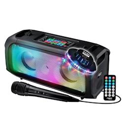 Enceinte DJ - Party Karaoké Blaster900 DJ sur batterie Puissance 900W Bluetooth USB Radio, PC PAD DJ 72 EFFETS, Micro, Soucoupe - 3701123948824_0
