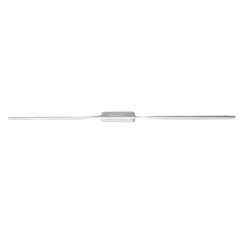 Fabas Luce Applique Murale Led Intégrée Nala 20 W 2460 Lm Ip44 3000 K Blanc Chaud, Structure En Métal Et Méthacrylate, Couleur Blanche, Design Mod_0