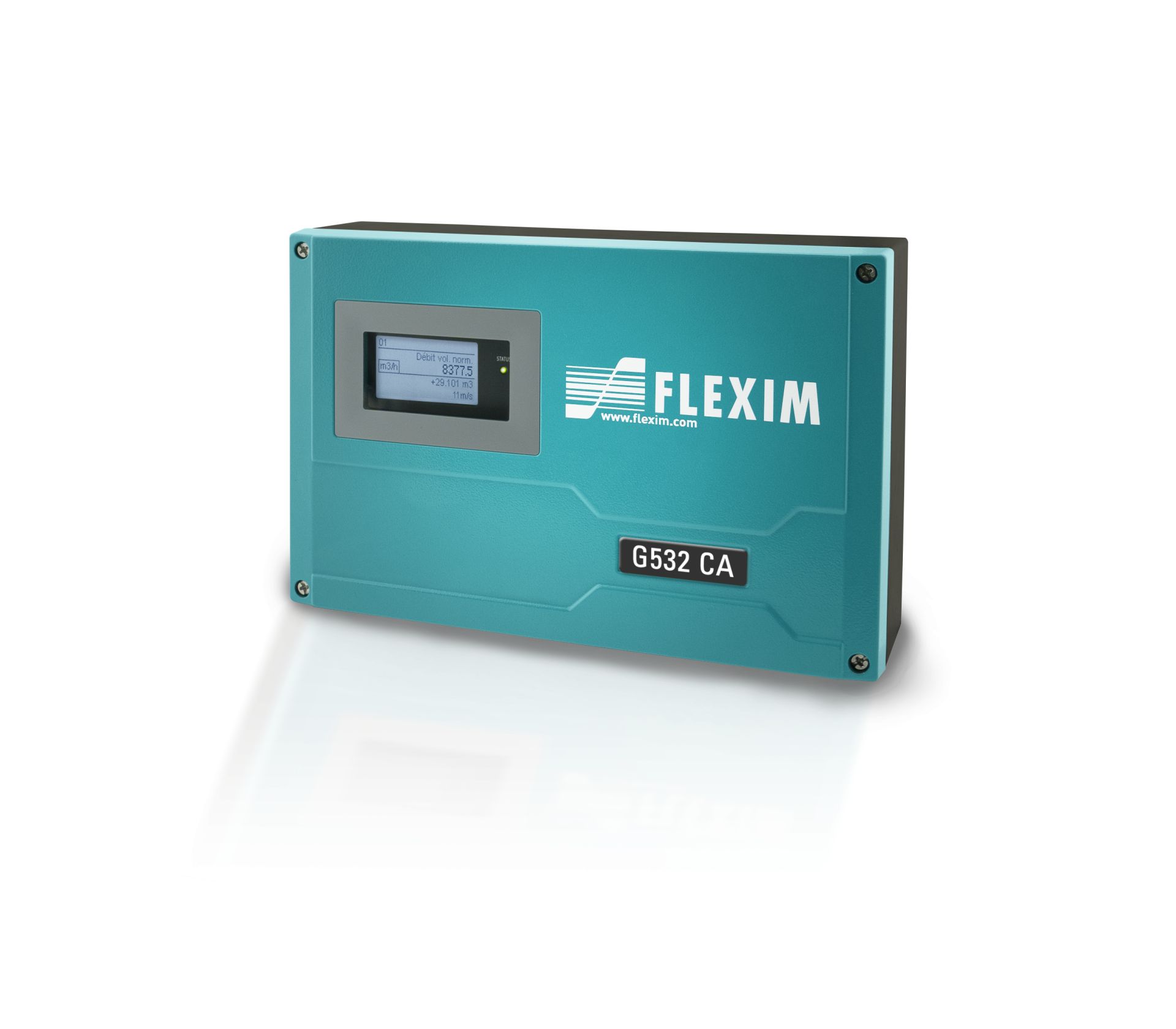 Débitmètre à ultrason compact Fluxus G532 CA pour air comprimé avec interfaces USB et LAN_0