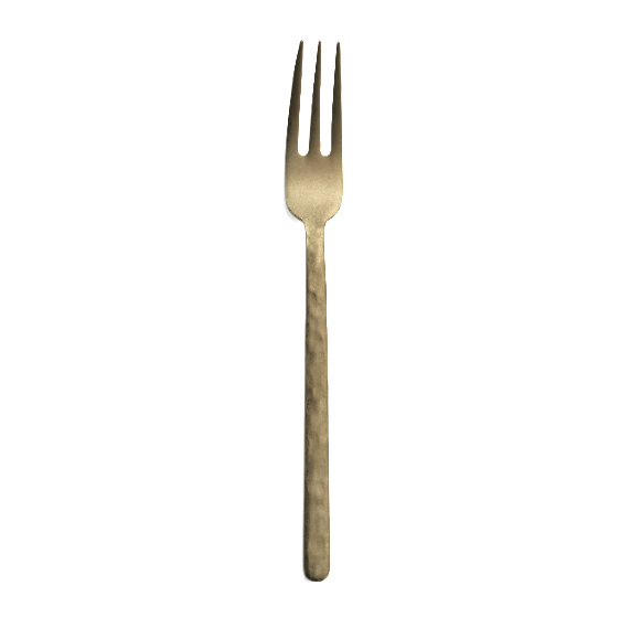 FOURCHETTE DE TABLE À 3 DENTS COMAS SÉRIE KODAI VINTAGE GOLD