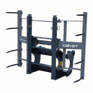G 110 - pince balle rondes et carrées - calvet - charge utile 1200 kg - diamètre balles rondes : ø 0,90 à 1,80 m