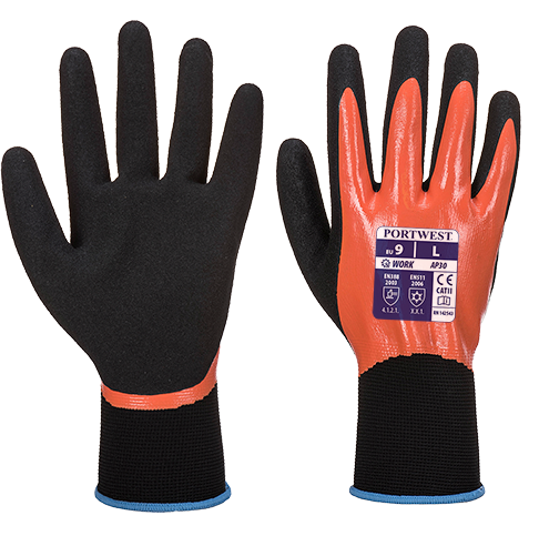 Gant dermi pro orange noir ap30, l_0