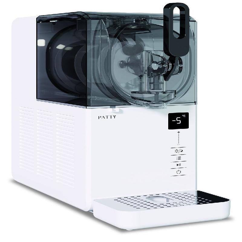 Granitore ultrarapide avec cuve isolée 3 L pour crèmes/granités, régulateur de température, contrôle moteur. Dim. 19,6x50x45,3 cm. Mod. PATTY3.0_0