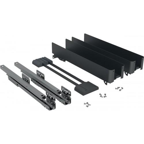 KIT POUR MEUBLE DE CUISINE BAS K-LINE BASE AVEC SAC À PAIN ANTHRACITE - LONGUEUR 300 MM KESSEBÖHMER
