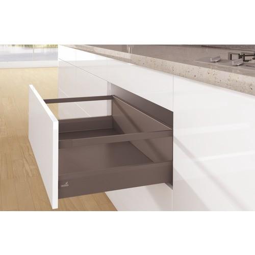 KIT TIROIR TRINGLES ARCITECH-PROFIL H94MM-DOS H218 MM-ANTHRACITE-L400 MM HETTICH
