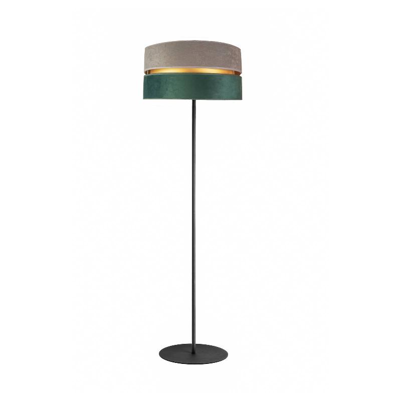 DUOLLA LAMPADAIRE GOLDEN DUO GRIS/VERT FONCÉ/DORÉ
