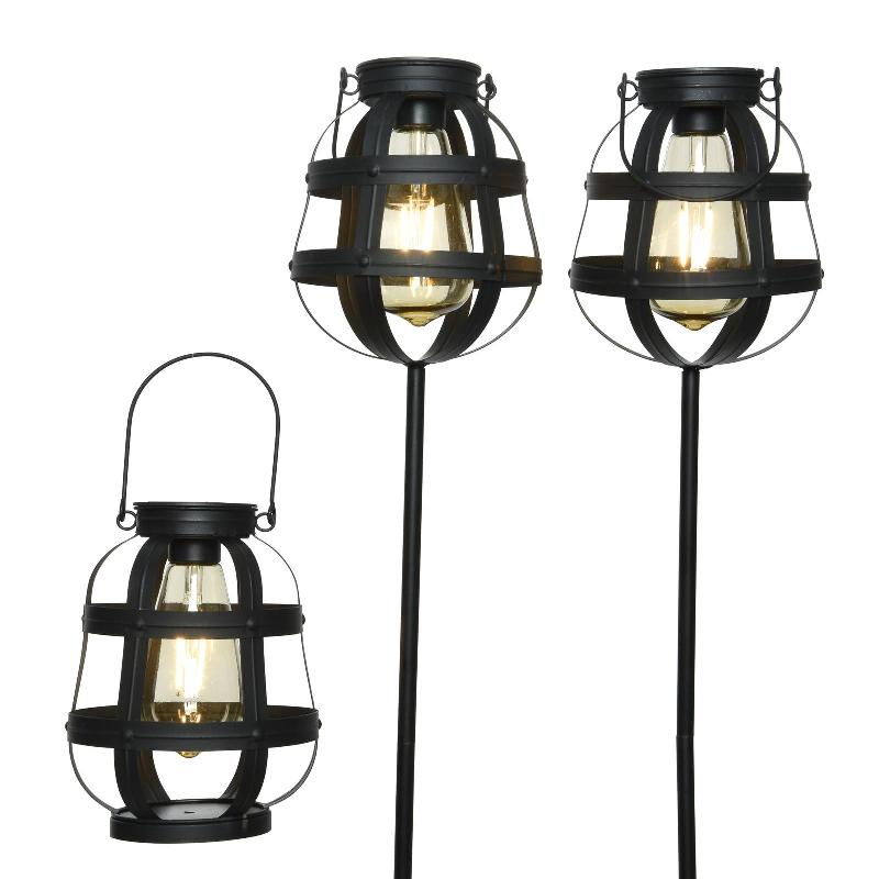 KAEMINGK LAMPE DÉCO SOLAIRE LED 897411, PAR 3, PANIERS