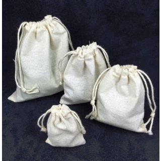 LOT DE 12 POCHETTES EN COTON ECRU SANS COLLERETTE - 5 TAILLES
