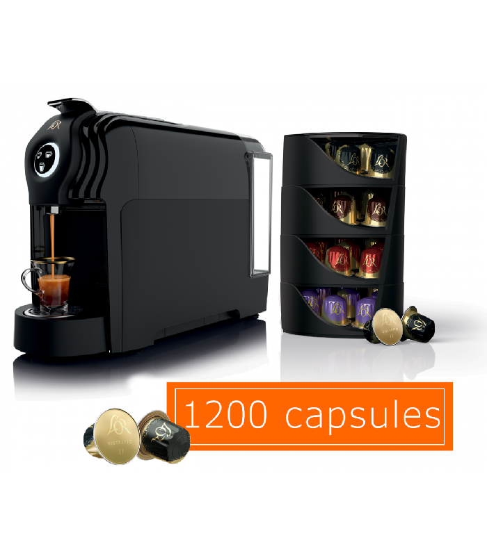 Machine l'or lucente pro + présentoir + 1200 capsules_0