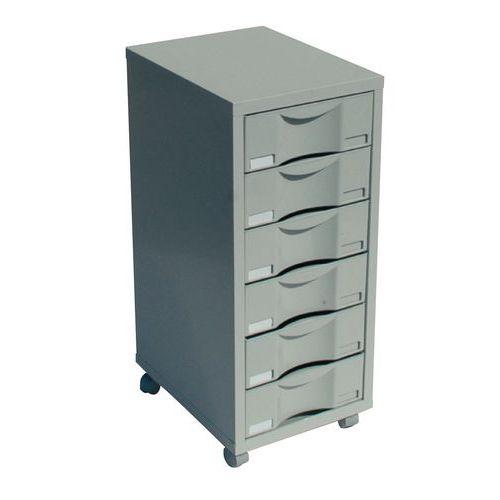 MODULES 6 TIROIRS GRIS L30XP39XH71 CM - PIERRE HENRY