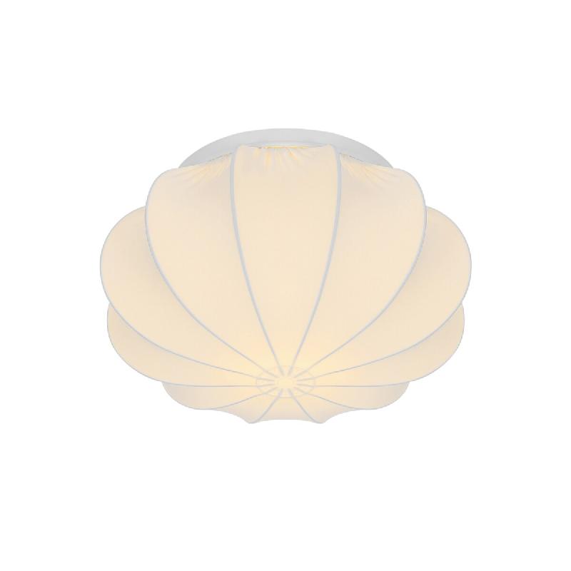 Nordlux Plafonnier Aeron 40 Textile Blanc ,  H. 22,5 - IP20 - E27 /   Intérieur - blanc textile 5704924025037_0