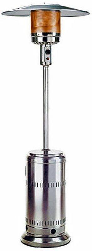 Parasol chauffant au gaz propane - gamme PARA I - inox, puissance réglable de 4 à 13 kW_0