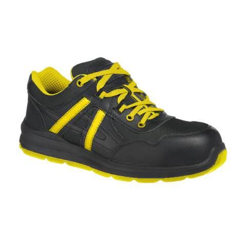 PORTWEST FT60 COMPOSITELITE MERSEY TRAINER S1P NOIR/JAUNE - TAILLE 41