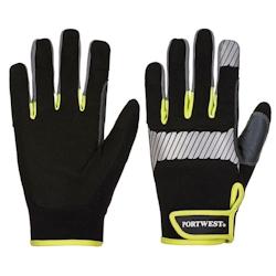 Portwest - Gants de spécialiste mécanicien avec renfort pour un usage général PW3 Noir Taille 8 - noir 5036108361090_0